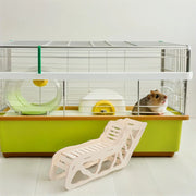 Hamster Platform Ladder Tunnel Wooden Climbing Cage Accessories for Small Pets Dwarf Mice Gerbils Squirrels Degus Exploring Play