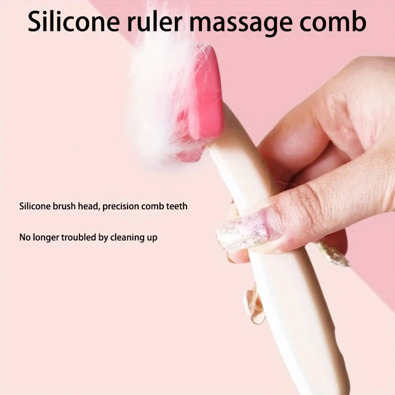 Rabbit Massage and Hair Removal Comb product image for Burrowly small pet care.