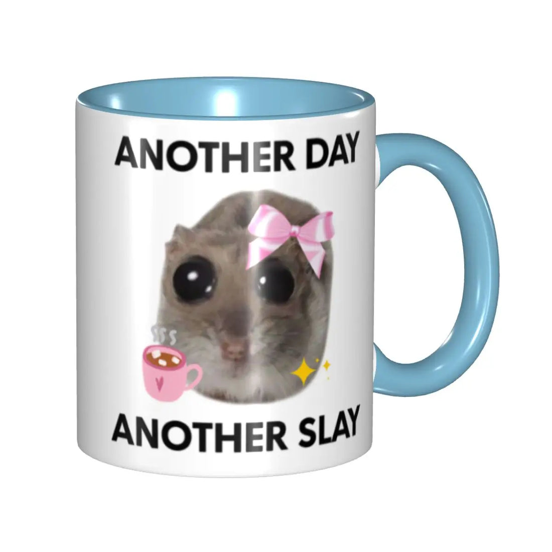 Customized Another Day Another Sad Hamster Meme Mug DIY Ceramic Tea Milk Coffee Cups