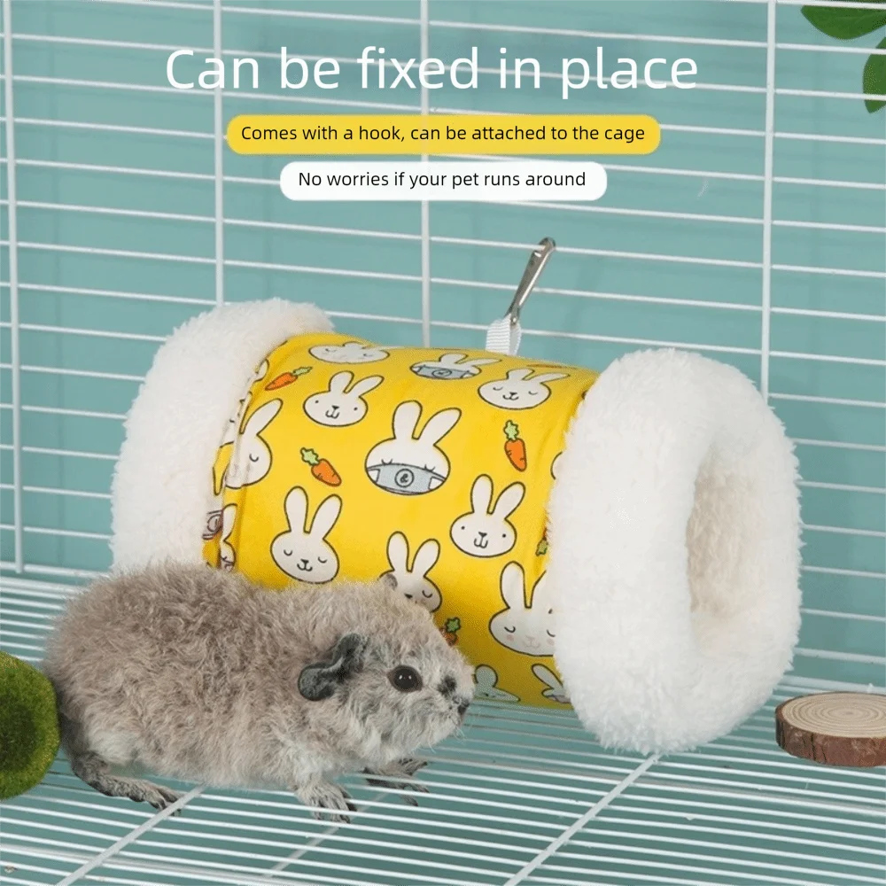 Pet Sleeping Bed Super Soft Hamster Tunnel Thickened Warm Hamster Hammock