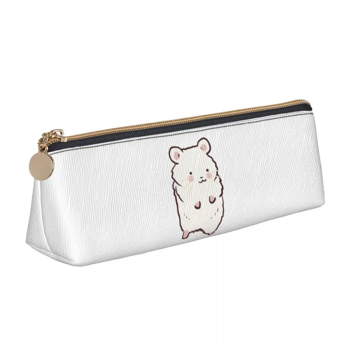 Cute Hamster Drawing Pencil Case for Boys Girls School Large Storage Pen Box Pencil Bag Stationery Supplies Pen Holder Bag