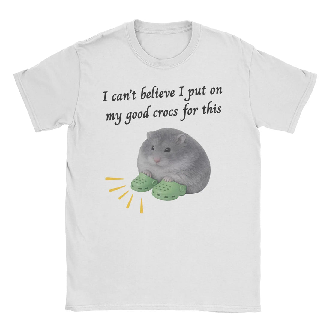 Hamster Meme Calling for Men Women T Shirts  Hipster Tee Shirt Short Sleeve Round Collar T-Shirt Cotton Birthday Present Tops