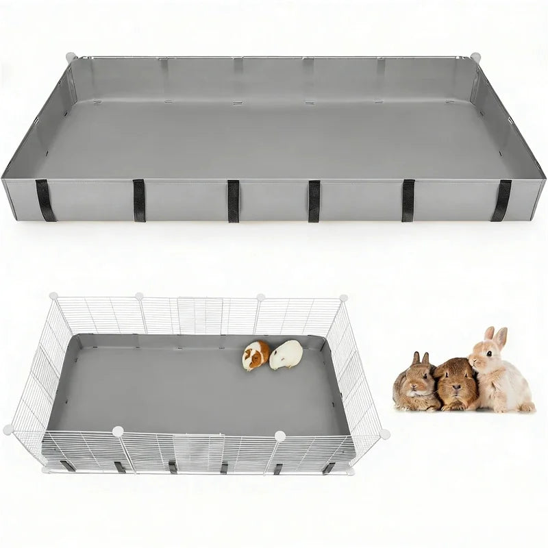 Waterproof PVC Cage Liner for Guinea Pigs and Rabbits for guinea pigs, rabbits, and hamsters from Burrowly small pet supplies.