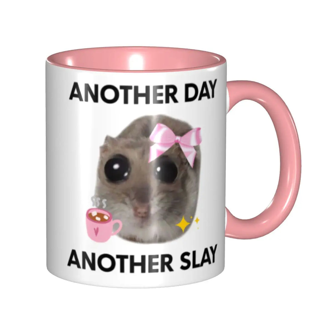 Customized Another Day Another Sad Hamster Meme Mug DIY Ceramic Tea Milk Coffee Cups
