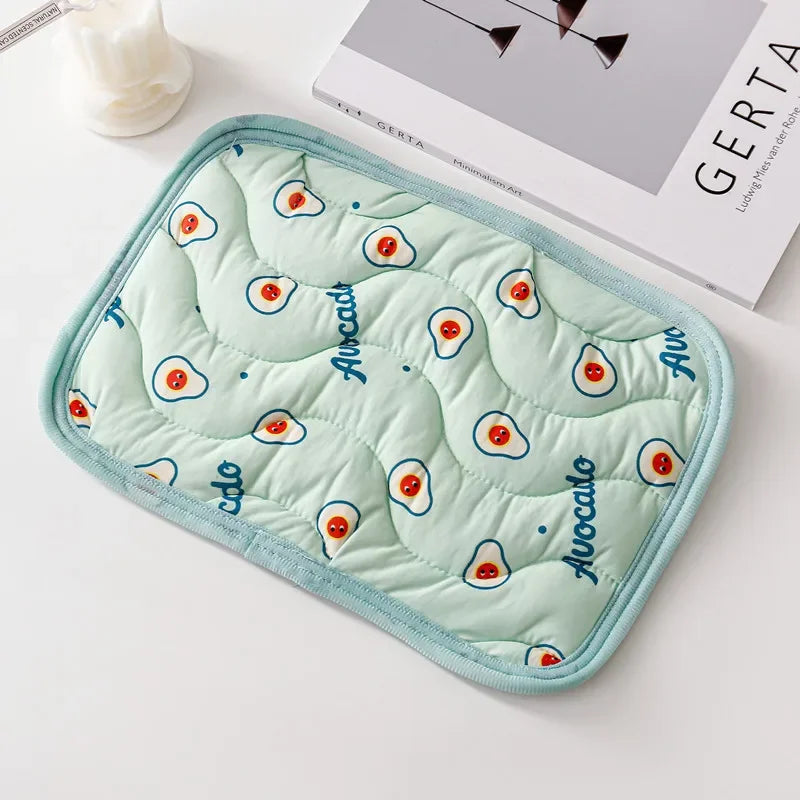 Small Pet Cooling Mat for hamsters, guinea pigs, rabbits, and chinchillas from Burrowly small pet supplies.