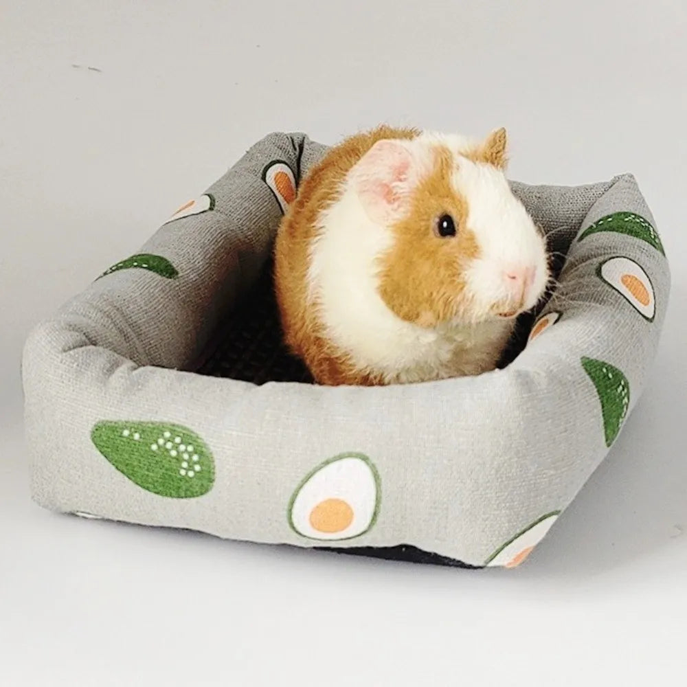 New Canvas Gerbil Cushion Washable Breathable Hamster Nests Comfortable Multi-size Hamster Sleeping Bed Guinea Pigs