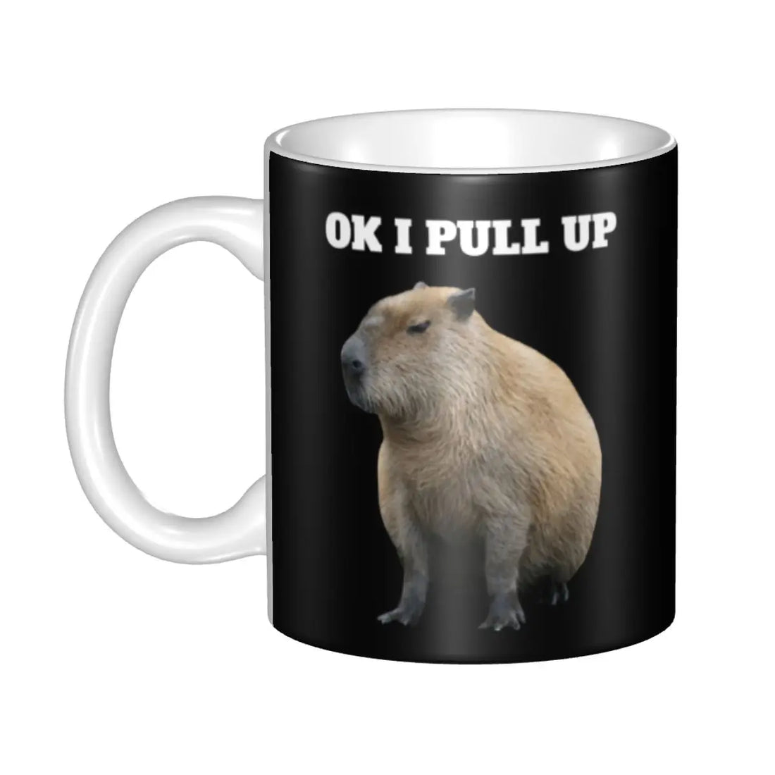 Custom DIY Capybara Giant Cavy Rodent Gamer Gaming Ceramic Mugs Customized Coffee Cup Creative Present