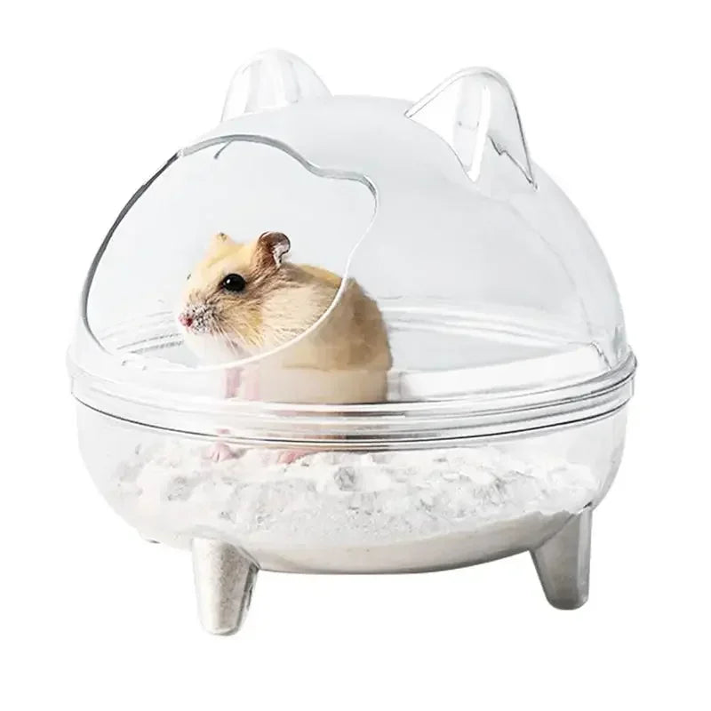 Hamster Toilet Chinchilla Bath House Golden Bear Bathroom Fully for Burrowly cozy hides and small pet care.