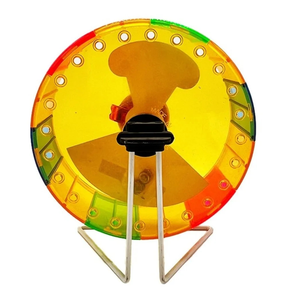 Super Silent Hamster Exercise Wheel Stable Base Bite Resistant Colorful for Burrowly wheels & exercise and small pet care.