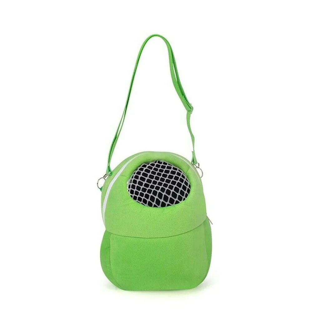 Warm Travel Carrier Bag for Small Pets for hamsters, guinea pigs, rabbits, and chinchillas from Burrowly small pet supplies.