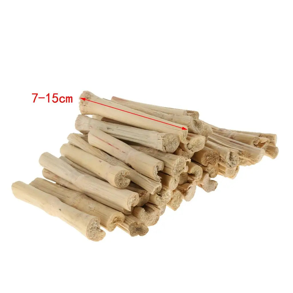 All Natural Bamboo Chew Sticks Rabbit Chew Toy Small Animal Snacks for Hay