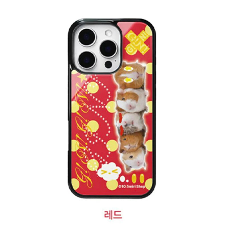 Korean Ins Hottie Cute Guinea Pig Phone Case For iPhone 17 Air 16 Pro Max 15 14 Plus 13 12 11 Pro Shockproof Silicone Back Cover