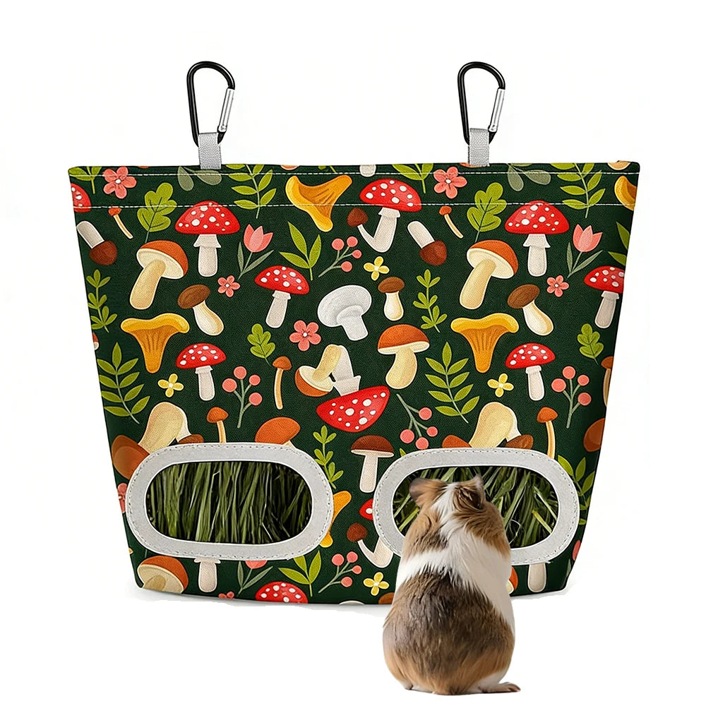 Large Hanging Hay Feeder Bag for Small Pets