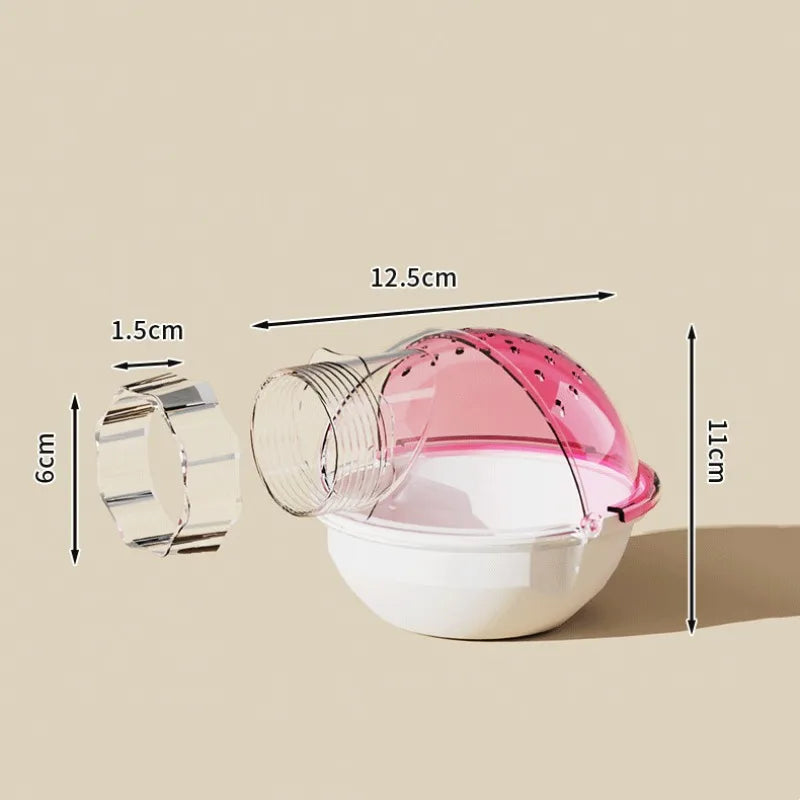 Clear Hamster Sand Bath Room Bedding & Substrates