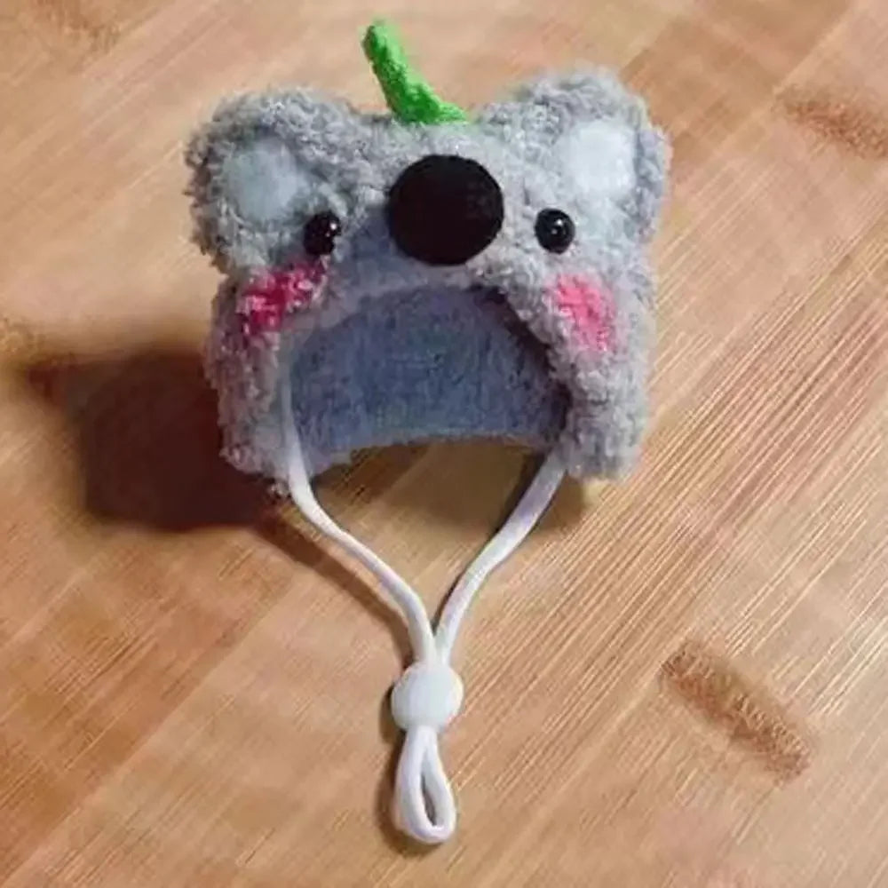 Photo Props Plush Hamster Cap Cute Mini Cotton Doll Hat DIY Lovely Doll Hat Winter
