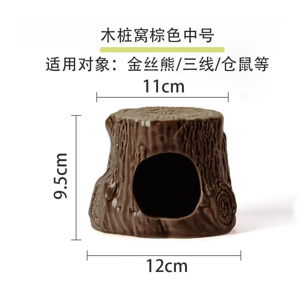 Hamster Nest Ceramic Nest Escape Cold Nest Golden Bear Large Cooling Igloo