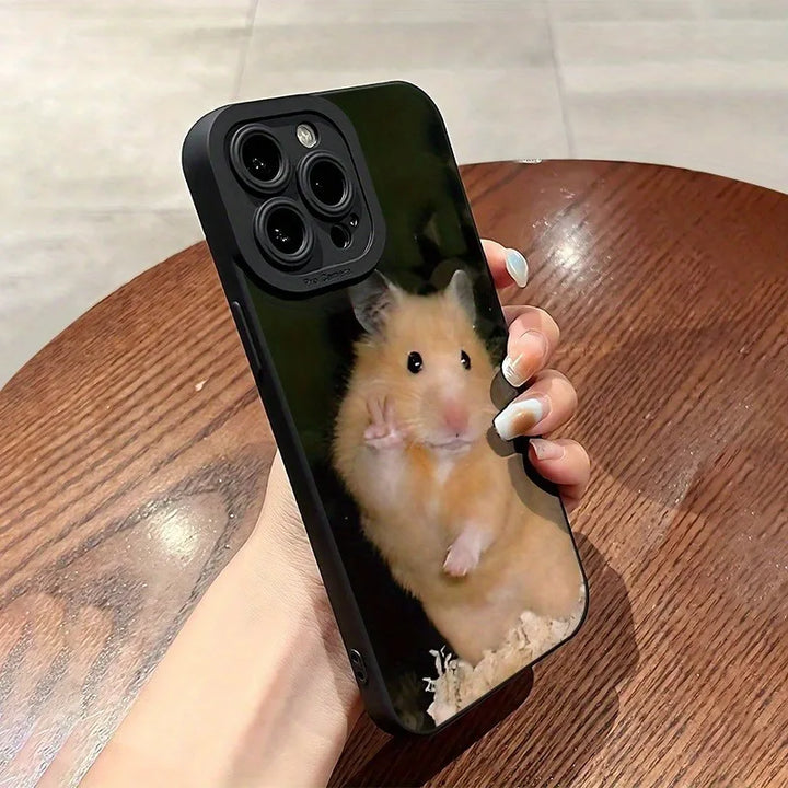 Phone Case For Xiaomi Redmi 13 12 12C 13C 14C Redmi Note 14 13 12 Pro Plus 5G 12S 11 10 Cute Little Hamster Pattern Cases Cover