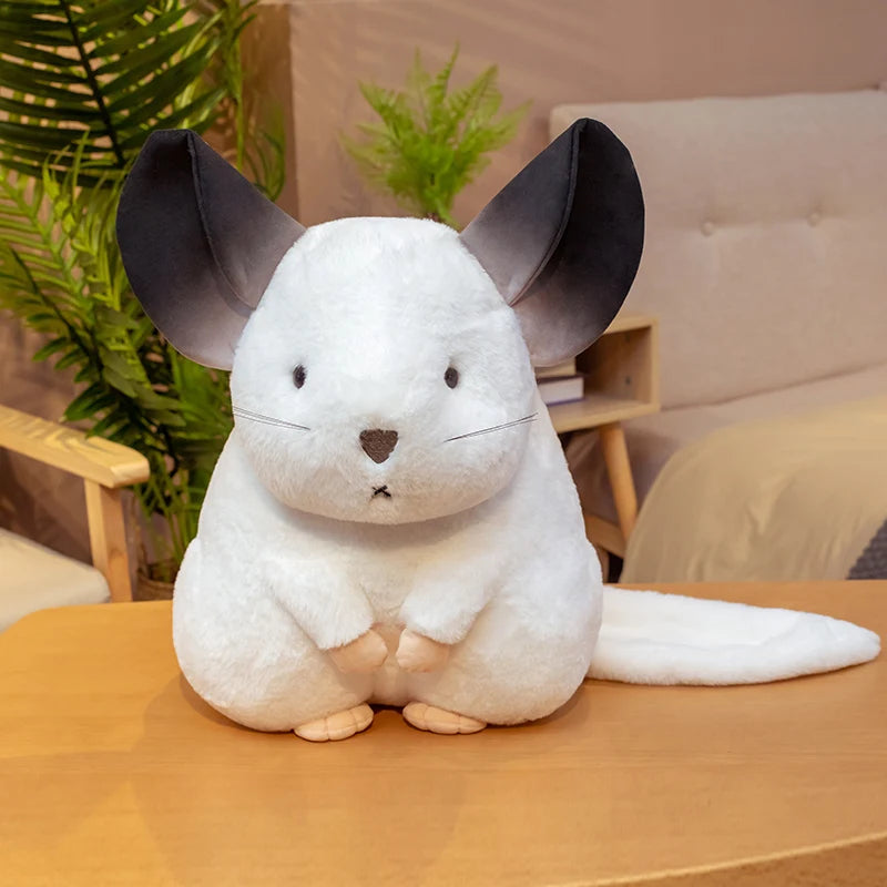 Hamster Pillow Cute Plushy Chinchillas Plush Doll Soft Toy Stuffed Animals Mascot for Kids Christmas Gift Cute Pillows Plush Toy
