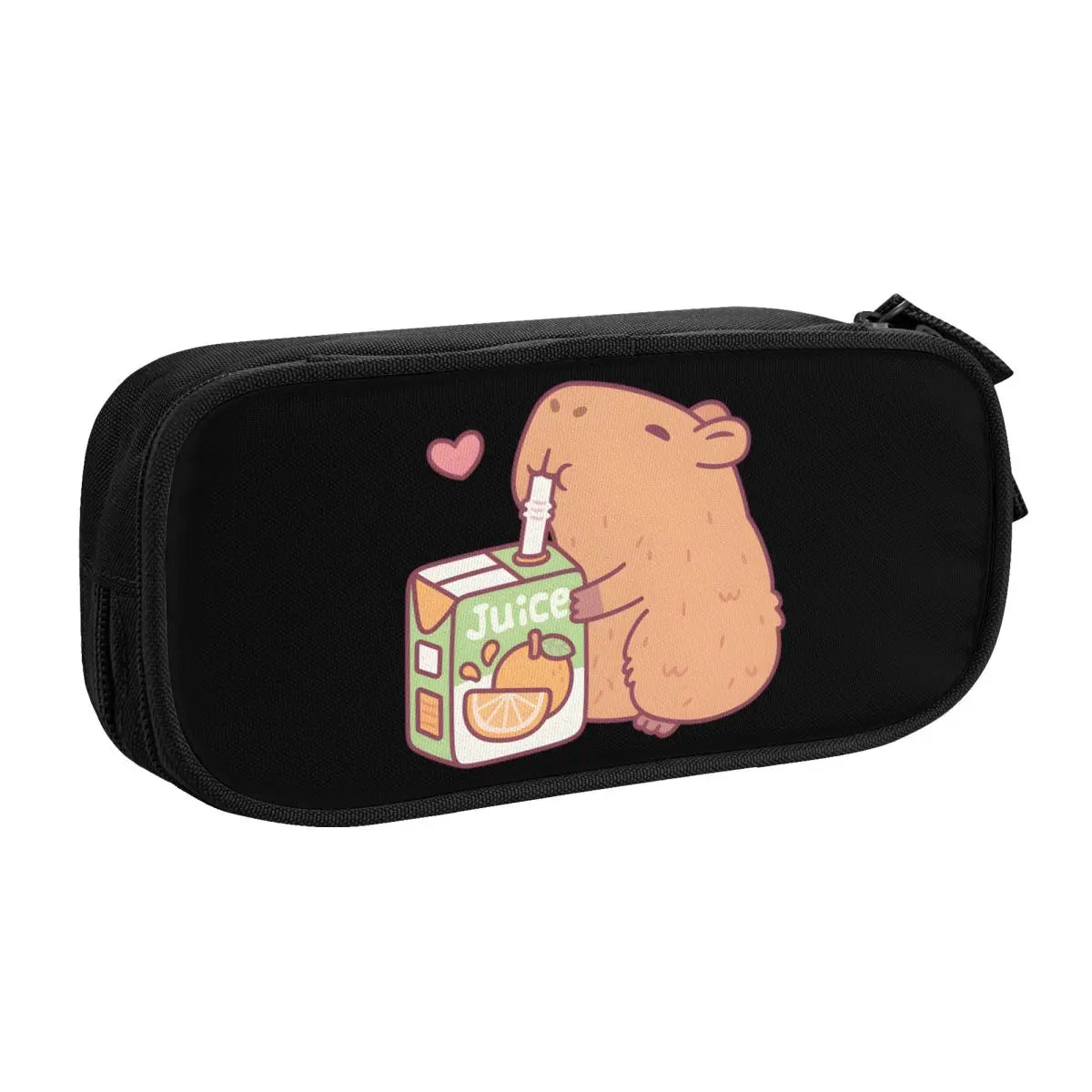 Custom Kawaii Cute Giant Cavy Capybara Pencil Case for Boys Gilrs Big Capacity Pencil Bag School Accessories