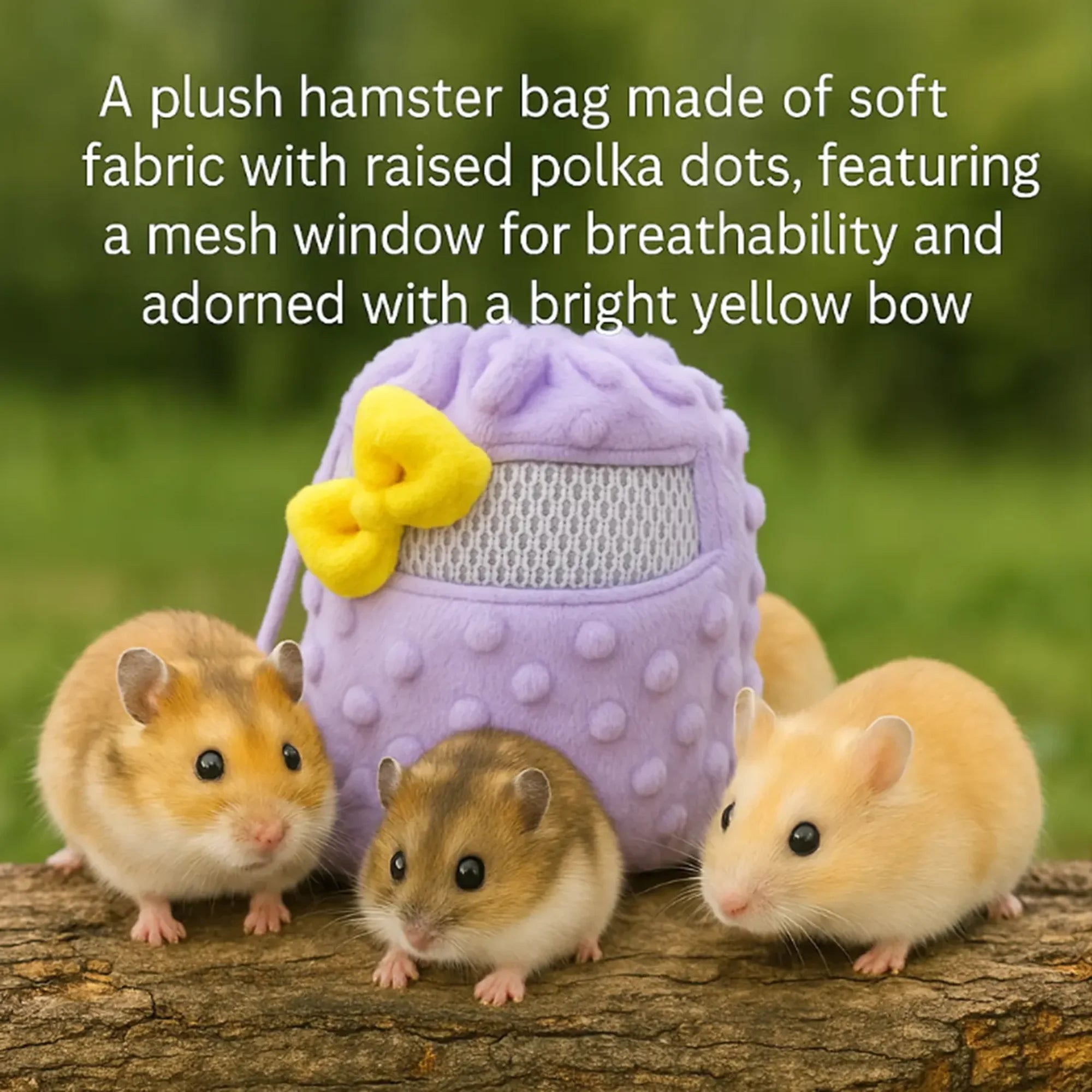 Comfortable Soft Breathable Mesh Fabric Pet Hamster's Travel Bag Hamsters Meerkats Small Pet Supplies Storage Bag