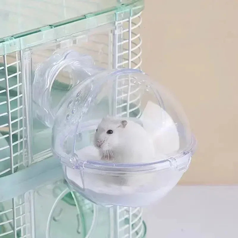 Clear Hamster Sand Bath Room Bedding & Substrates