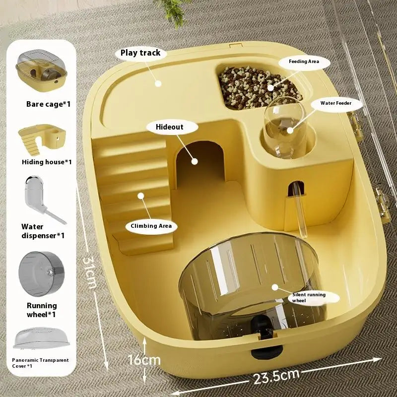 Luxury Large Capacity Hamster Golden Hamster Cage Habitat Villa Large