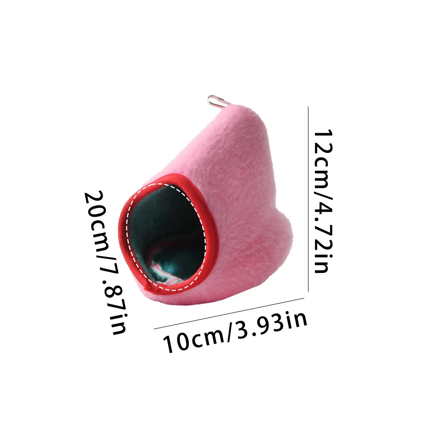Hangable small pet hammock nest for hamster cage comfort from Burrowly.