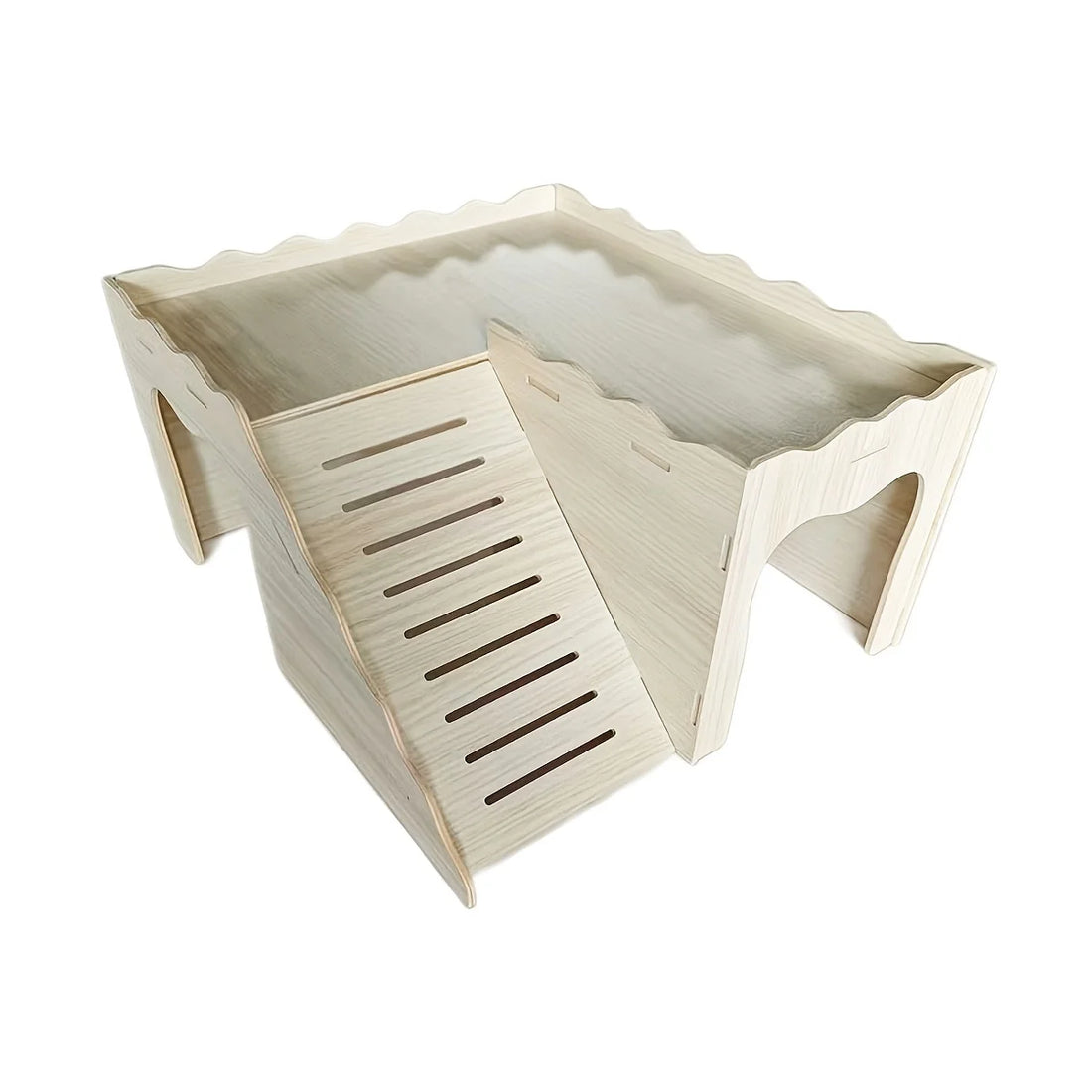 1 Piece of Accessory Color and Style Shipped Randomly Rabbit Castle Wooden