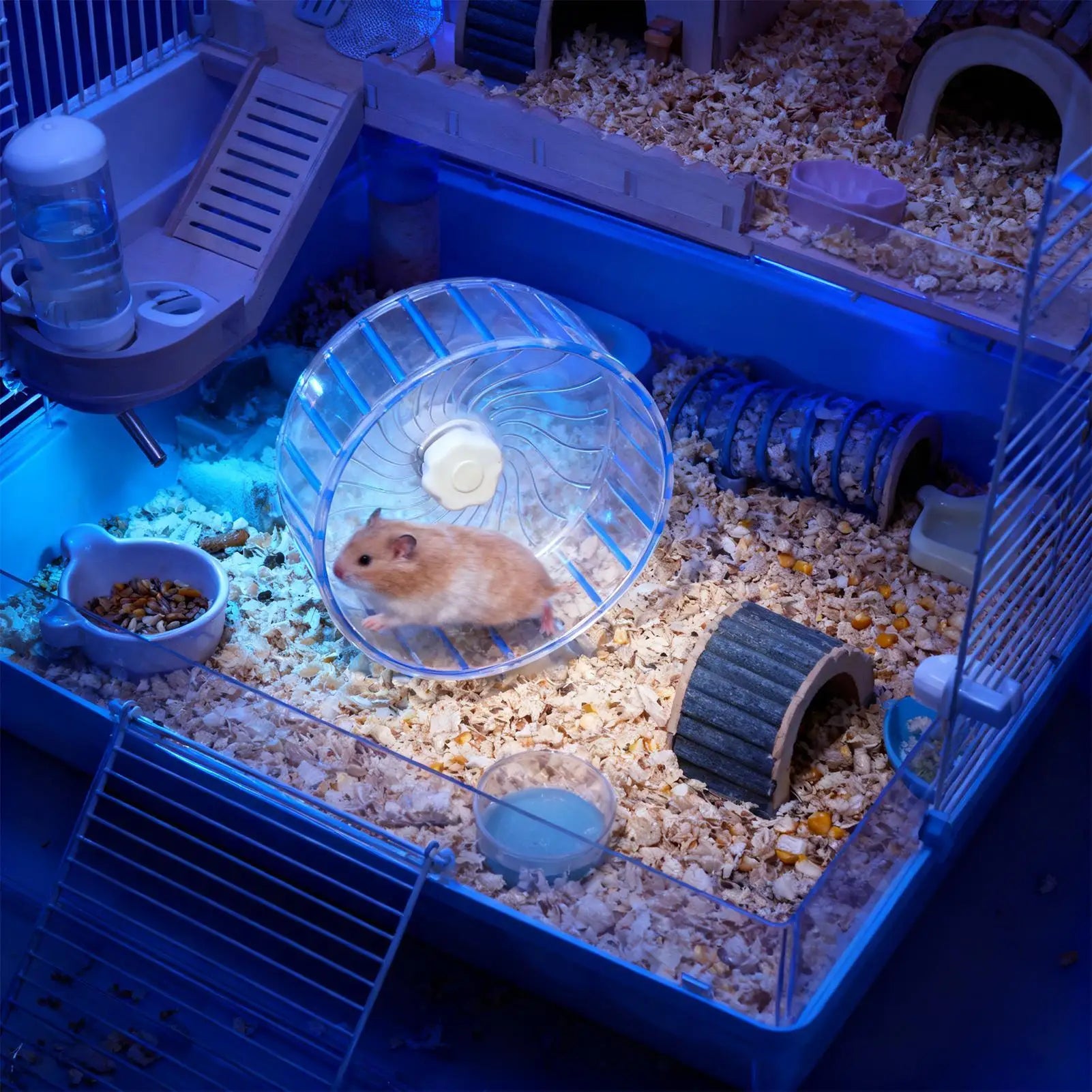 Quiet Double Bearing Hamster Running Wheel