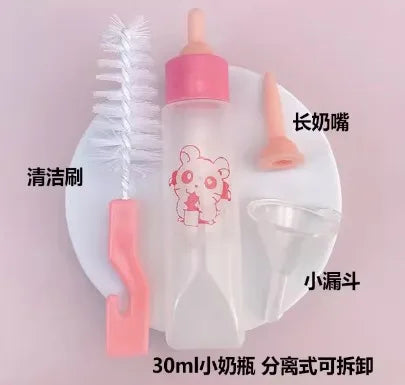 4pcs Hamster pet bottle set, small pet supplies
