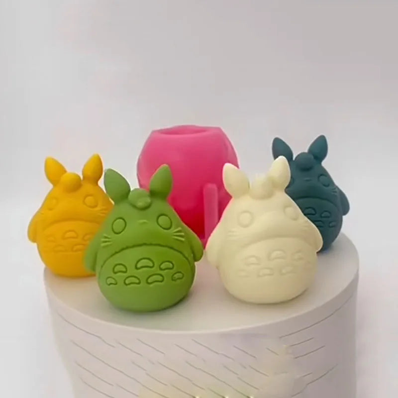 Silicone Mold Cartoon Chinchilla Epoxy Concrete Plaster Mould Home Decoration Aromatherapy Handmade Gifts