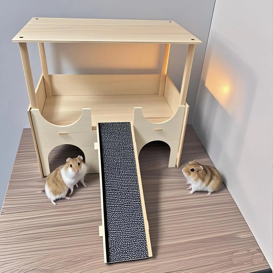 Hamster House Castle Cage Accessories Pet Supplies Hiding Guinea Pig Hideout for Hamsters Ferrets Gerbils Mice Rabbits