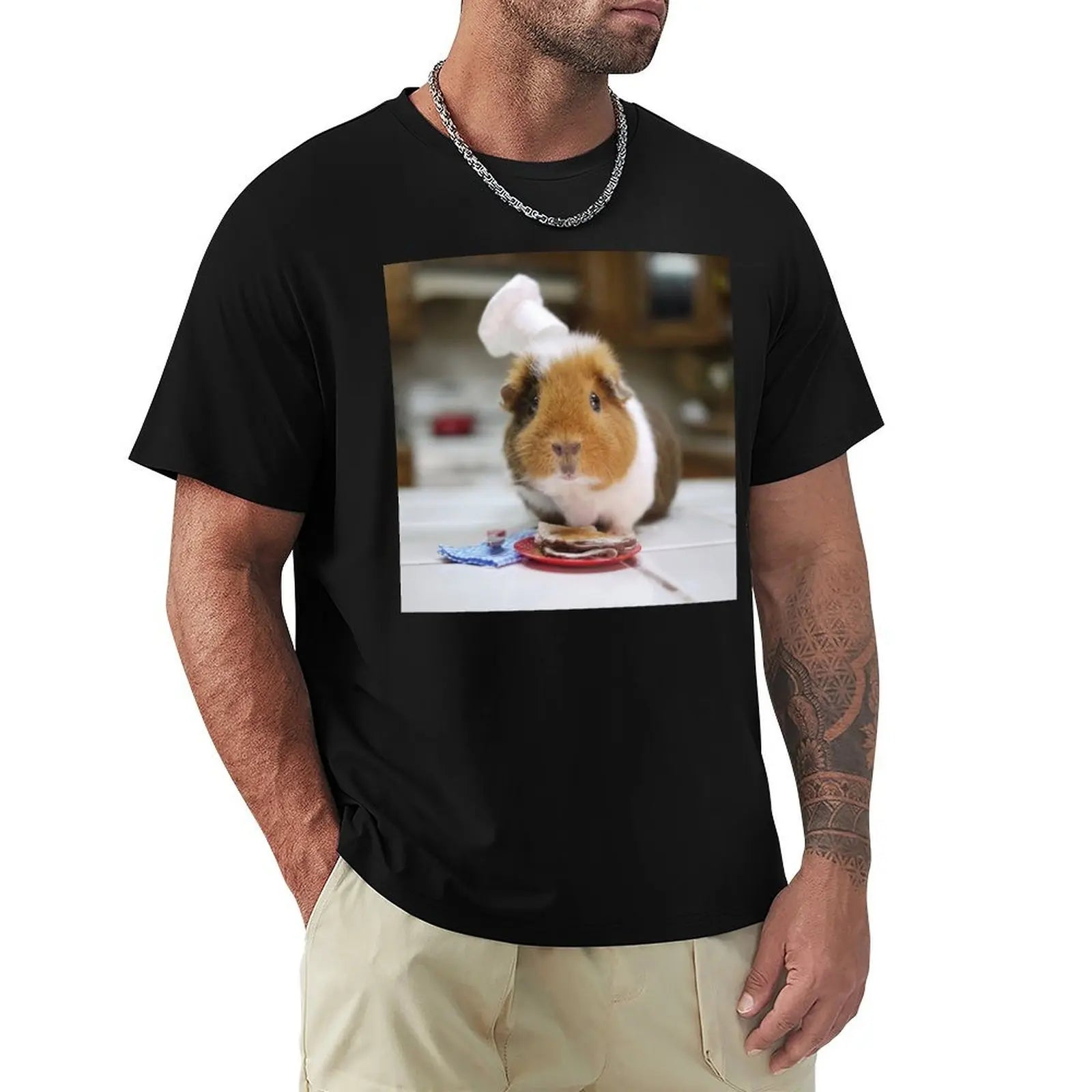 Guinea Pig – Cavy Collection – Model 09 T-Shirt No Iron Casual Short Sleeve Top