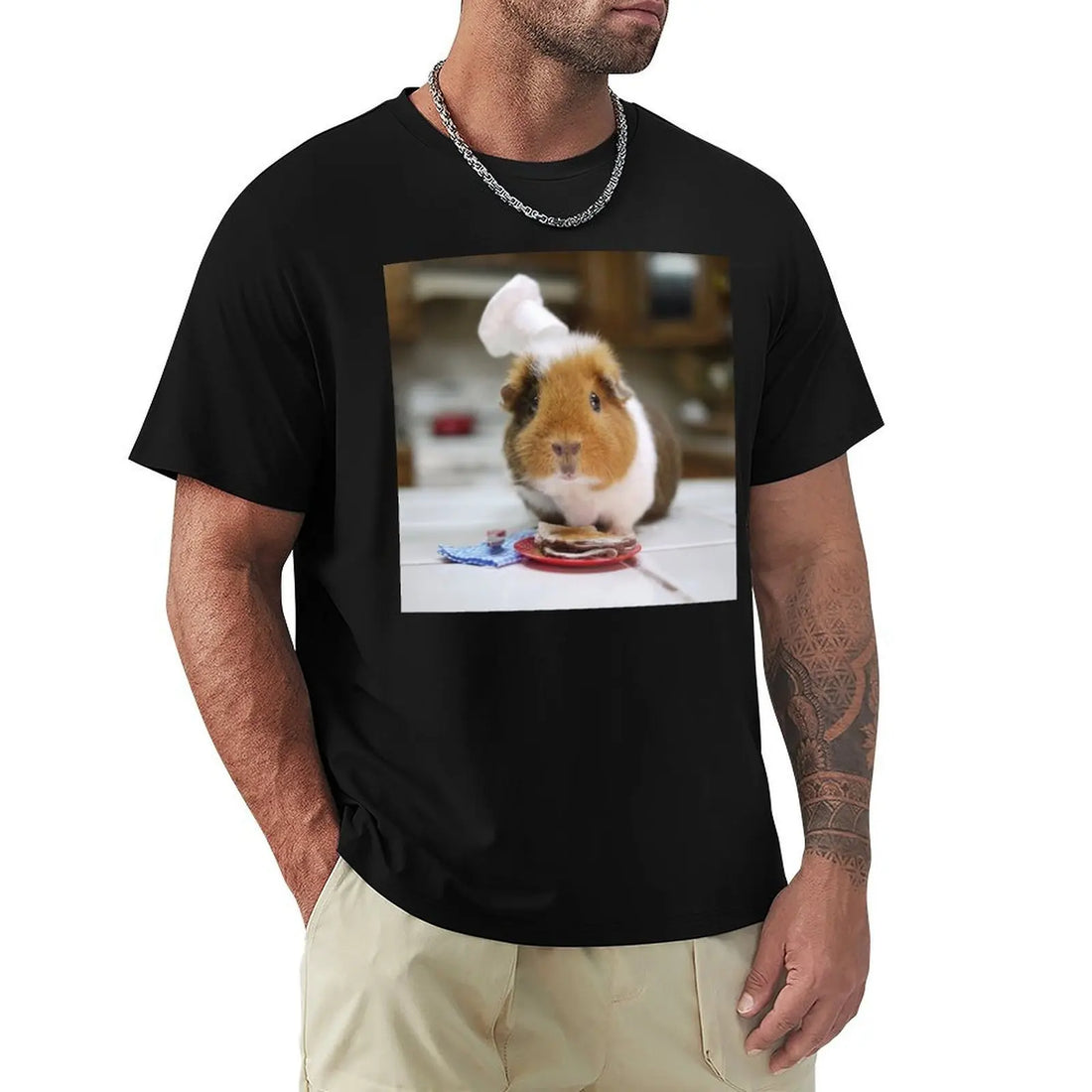 Guinea Pig – Cavy Collection – Model 09 T-Shirt No Iron Casual Short Sleeve Top
