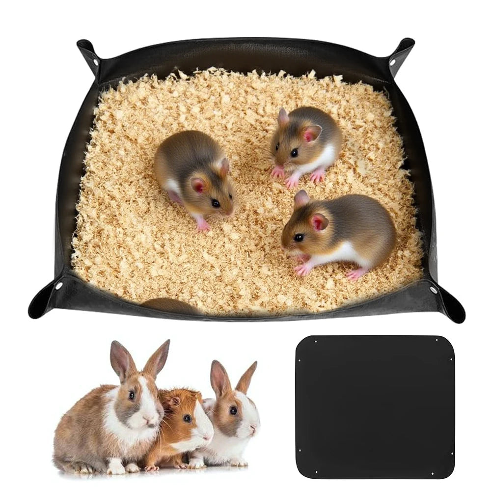 1 PC Waterproof Washable Reusable Rabbit Playpen Mat Tarp Base Cage Liner for Rabbits Guinea Pigs Ferrets Pet Bedding Cage Cover