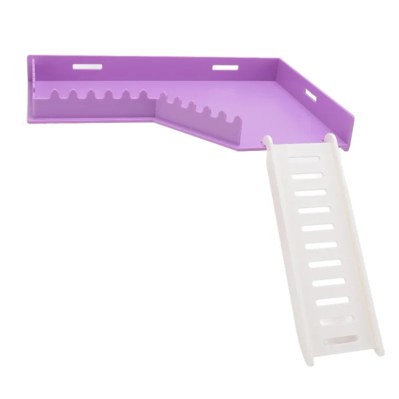 Hamster platform ladder set for small pet activity enrichment from Burrowly.