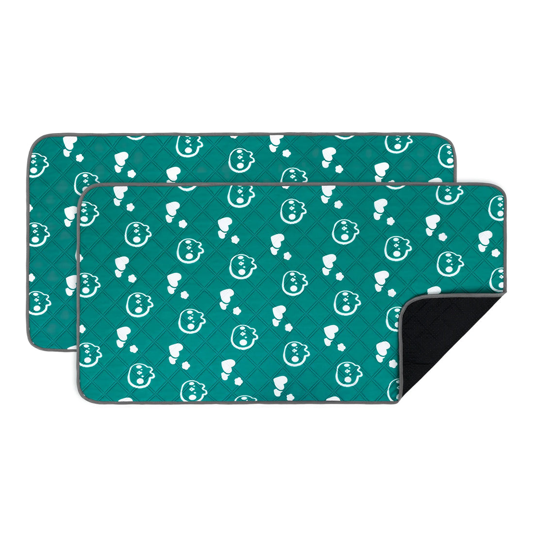 Reusable Guinea Pig Cage Liner Pad - 2 Pack for guinea pigs, rabbits, hamsters, and hedgehogs from Burrowly small pet supplies.