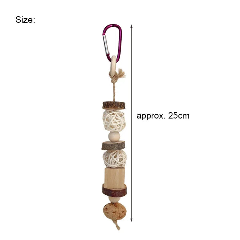 Wooden Foraging Snack Box for Hamsters for hamsters, gerbils, and mice from Burrowly small pet supplies.
