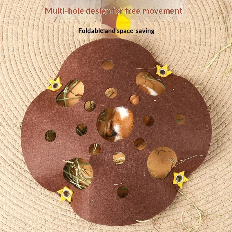Multi-Hole Hamster Hideout House Maze Tunnel Toy Large Space Gerbil Rat Guinea Pig Small Pet Hide