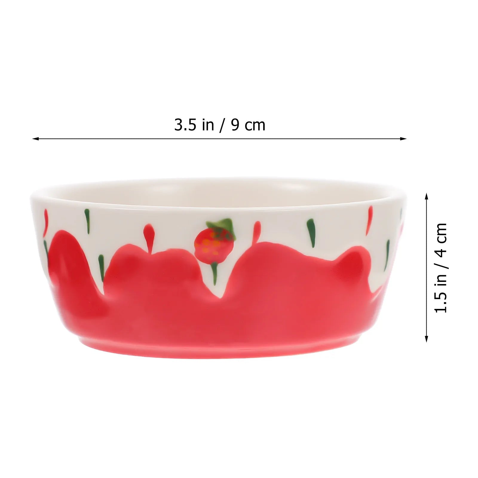 1pcs Safe Ceramic Small Animal Water Food Bowl for Hamster Guinea Pig
