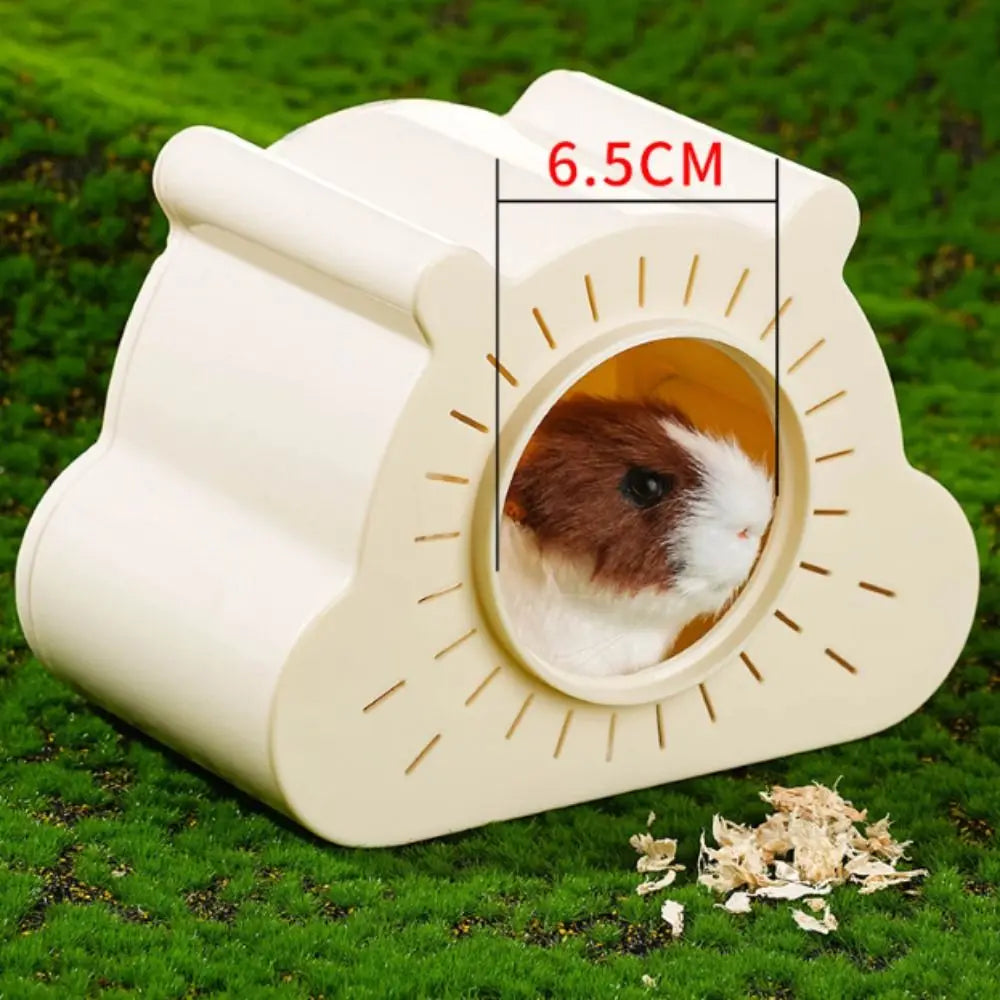 Hamster Hideout with Viewing Window for hamsters, mice, and gerbils from Burrowly small pet supplies.