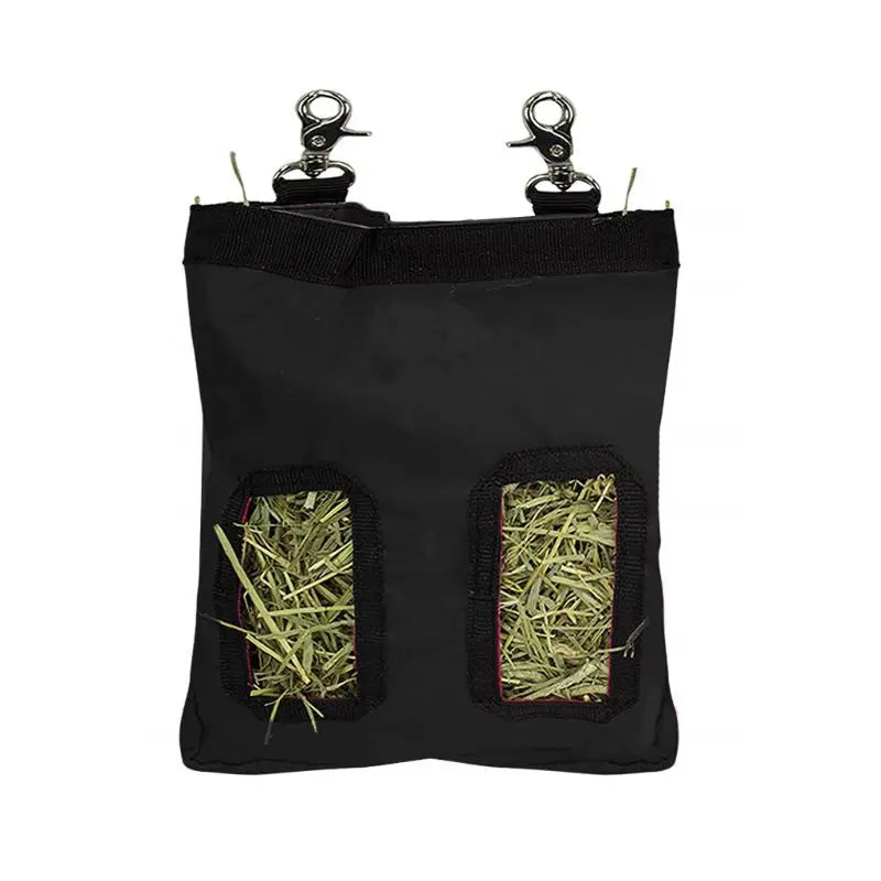 Hay Bag Hanging Pouch Feeder Holder Feeding Dispenser Container for Rabbit