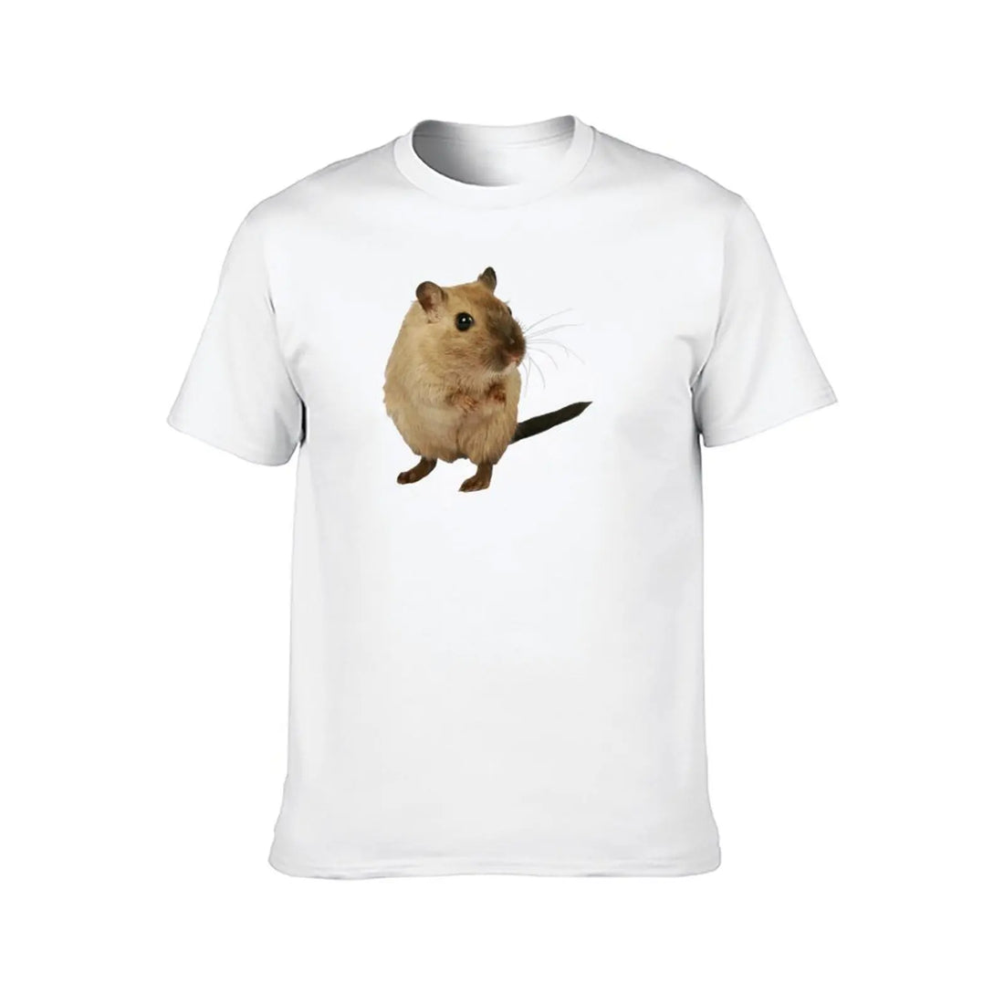 Gerbil Portrait: Photo Cutout T-Shirt t shirts for man pack cotton t shirts for man cotton T-Shirt