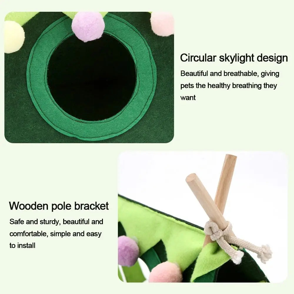 Felt Tent Hideout Cage Guinea Pig Hamster Cage Hamster House Rabbit Nest