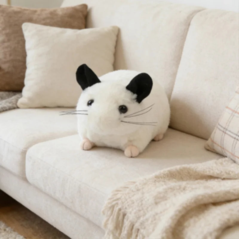 32cm Kawaii Simulation Chinchillidae Plush Toys Soft Lifelike Chinchillas Mouse Stuffed Animal Toys Kids Birthday Gifts