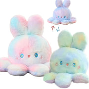 Soft Ferry Plush Cat Plush Toy Cosplay Octopus Legs Jellyfish Bunny Stuffed Animals Doll Rainbow Rabbit Baby Appease Toy