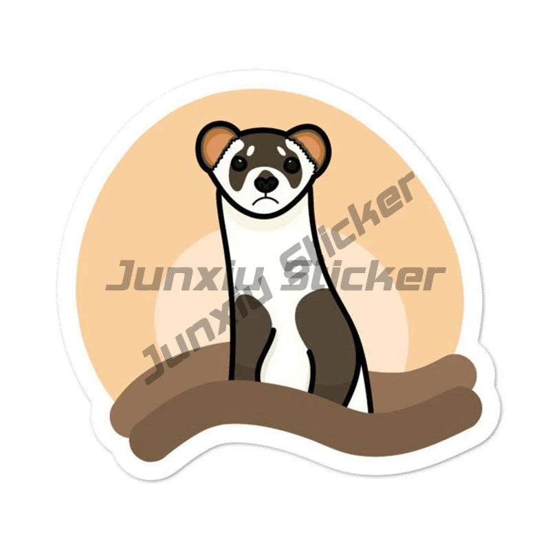 Cartoon Cool Ferret Rodent Do You Have A Problem Car Stickes Funny Windows Trunk Waterproof Vinyl Decal Laptop Bumper Decoration