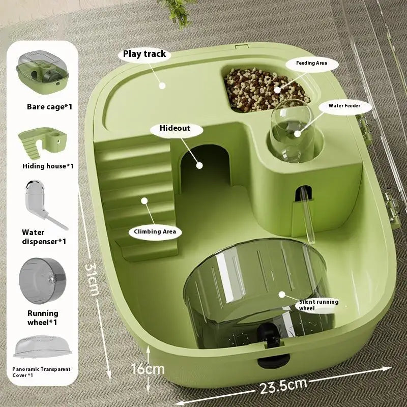 Luxury Large Capacity Hamster Golden Hamster Cage Habitat Villa Large