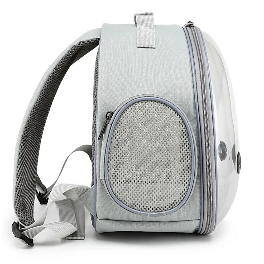 Breathable Travel Carrier Backpack for Small Pets for guinea pigs, rabbits, hamsters, and chinchillas from Burrowly small pet supplies.