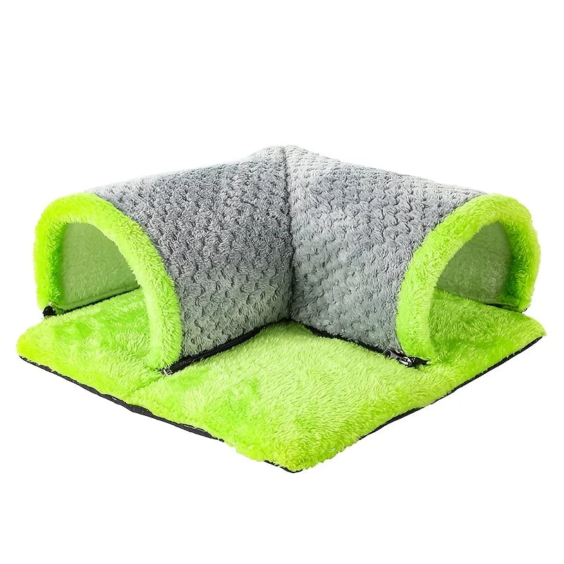 Cozy guinea pig hideout tunnel bed for Burrowly small pet comfort.